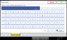 Illustrazione schermata pannello operativo