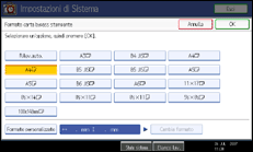 Illustrazione schermata pannello di controllo