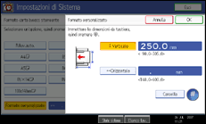 Illustrazione schermata pannello di controllo