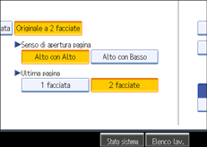 Illustrazione pannello operativo