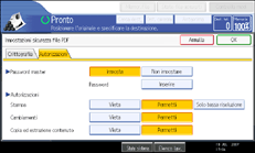 Illustrazione pannello operativo