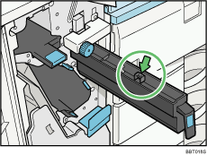 Illustrazione del contenitore dei residui di perforazione
