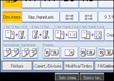 Illustrazione schermata pannello operativo