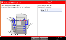 Illustrazione schermata pannello operativo