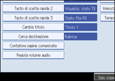 Illustrazione schermata pannello operativo