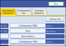 illustrazione schermata pannello di controllo