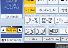 Illustrazione schermata pannello di controllo