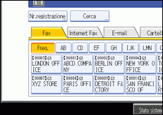 Illustrazione schermata pannello di controllo