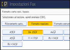Illustrazione schermata pannello di controllo