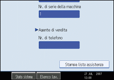 Illustrazione schermata pannello di controllo