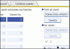 Illustrazione schermata pannello di controllo