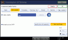 Illustrazione schermata pannello di controllo