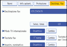 Illustrazione schermata pannello di controllo