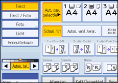 Schermafbeelding bedieningspaneel