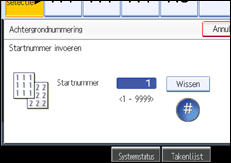 Schermafbeelding bedieningspaneel