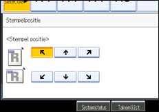 Schermafbeelding bedieningspaneel