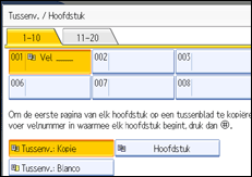 Schermafbeelding bedieningspaneel