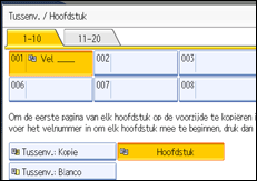 Schermafbeelding bedieningspaneel