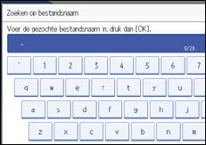 Schermafbeelding bedieningspaneel