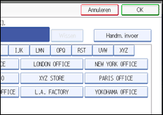 Schermafbeelding bedieningspaneel