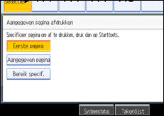Schermafbeelding bedieningspaneel