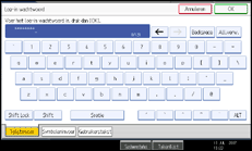 Schermafbeelding Bedieningspaneel