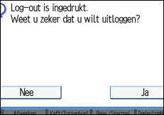 Schermafbeelding Bedieningspaneel