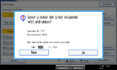 Illustratie scherm bedieningspaneel