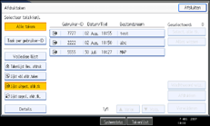 Illustratie scherm bedieningspaneel