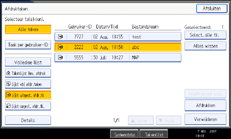 Illustratie scherm bedieningspaneel