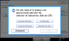 Illustratie scherm bedieningspaneel