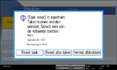 Illustratie scherm bedieningspaneel
