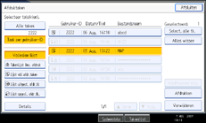 Illustratie scherm bedieningspaneel
