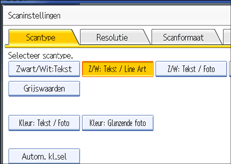 Schermafbeelding Bedieningspaneel