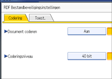Schermafbeelding Bedieningspaneel
