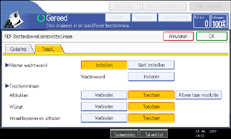 Schermafbeelding Bedieningspaneel