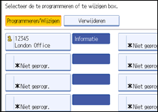 Schermafbeelding Bedieningspaneel
