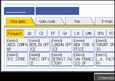 Schermafbeelding Bedieningspaneel