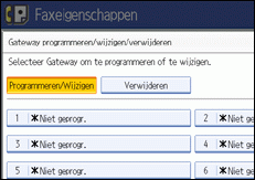 Schermafbeelding Bedieningspaneel