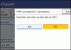 Schermafbeelding Bedieningspaneel