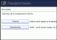 Schermafbeelding Bedieningspaneel