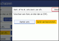 Schermafbeelding Bedieningspaneel