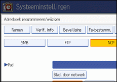 Schermafbeelding Bedieningspaneel