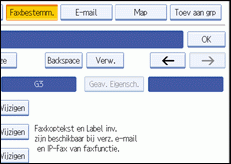 Schermafbeelding bedieningspaneel