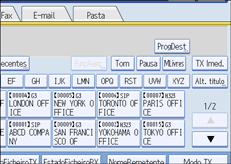 Ilustra&ccedil;&atilde;o do ecr&atilde; do painel de opera&ccedil;&atilde;o