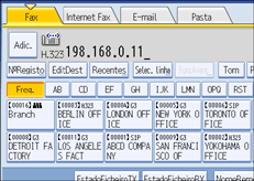 Ilustra&ccedil;&atilde;o do ecr&atilde; do painel de opera&ccedil;&atilde;o
