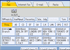 Ilustra&ccedil;&atilde;o do ecr&atilde; do painel de opera&ccedil;&atilde;o