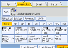 Ilustra&ccedil;&atilde;o do ecr&atilde; do painel de opera&ccedil;&atilde;o