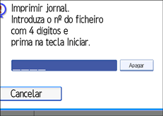 Ilustra&ccedil;&atilde;o do ecr&atilde; do painel de opera&ccedil;&atilde;o