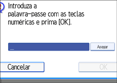 Ilustra&ccedil;&atilde;o do ecr&atilde; do painel de opera&ccedil;&atilde;o